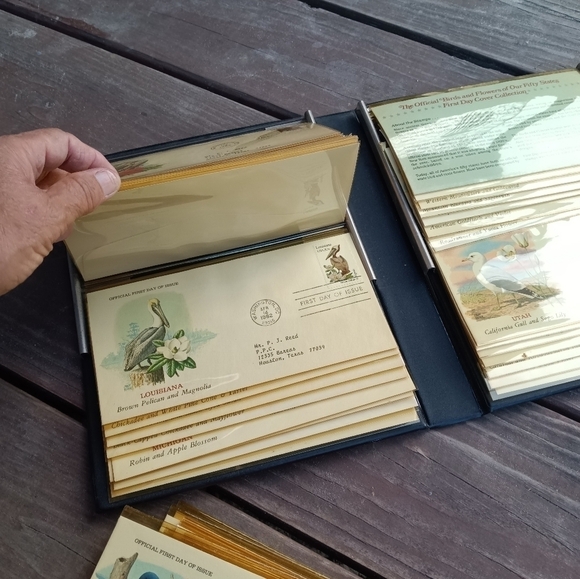 Official Birds & Flowers of Our Fifty States First Day Cover Collection Stamps - Picture 4 of 10